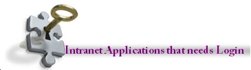 Intranet Applications that needs Login